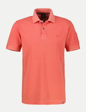 Lerros Poloshirt aus Piqué Rosa L - Lerros - FashionsVida