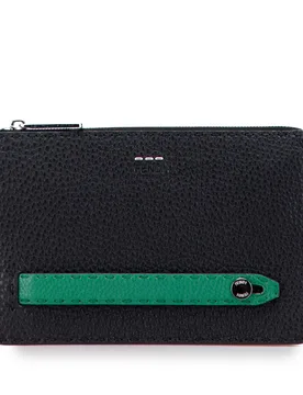 Leather Selleria Clutch - Fendi - FashionsVida
