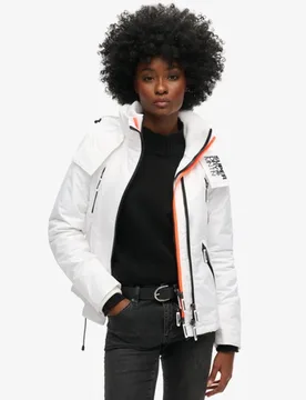 Superdry Damen Mountain SD Windcheater Weiß - Größe: 36 - 149.99 - FashionsVida