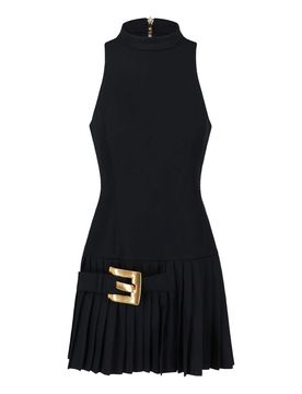 Vestito Mini In Lana Vergine