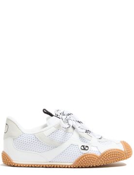 VLogo Signature Rubber-Detail Sneakers with Terry Toweling Lining
