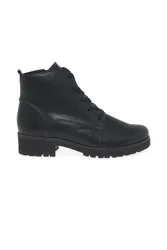Women's 'Zumba' Lace Up Ankle Boots in Black Size: 6 - Black - Size: 6