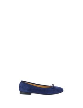 Ballerine pelle scamosciata BLU 38
