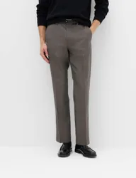 Pack Regular Fit Flat Front Trousers Charcoal male