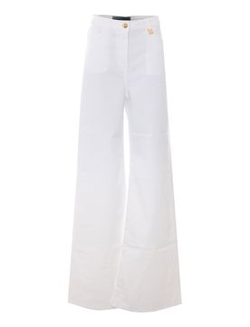 Elisabetta Franchi Jeans bianchi