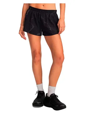 Pantaloni Corti Hb Run Printed Black / Reflective S - Under armour - FashionsVida