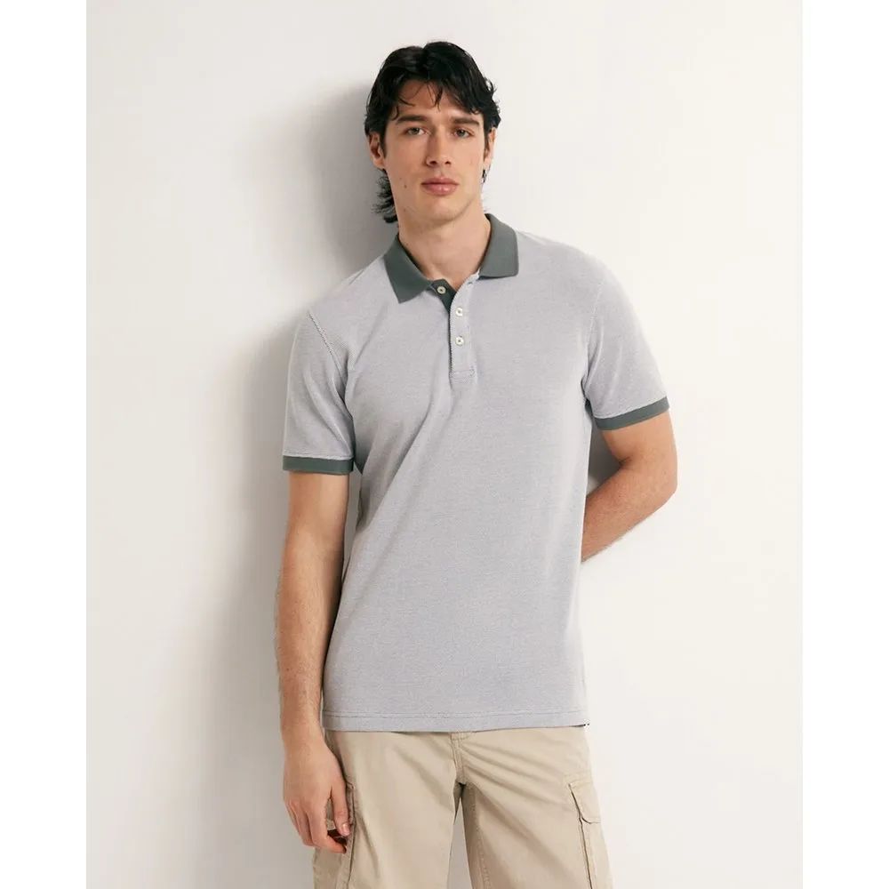 Sfera - Polo piqué bicolor - Sfera - FashionsVida