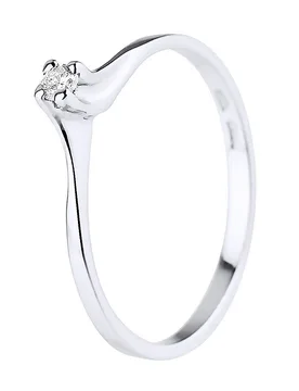 Womens - Ring - Diamond - White Gold - Size K - Diadema - FashionsVida