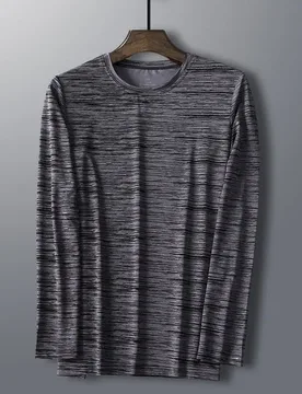 Summer Thin Breathable Men Long Sleeve T Shirt Sun Protection Quick Drying Solid Simple Casual 2xl Oversized Clothes Daily Climb - Aliexpress - FashionsVida