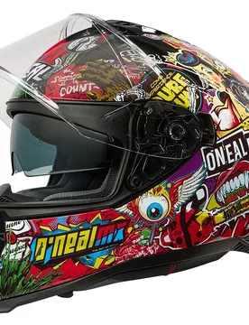 Casco Moto Integrale Challenger CRANK Multicolor V.25 taglia XL - Oneal - FashionsVida