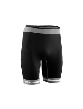 Pantaloni Corti Spirit Flux Black / Ice Gray L - Lurbel - FashionsVida