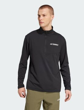 T-shirt a maniche lunghe Terrex Multi Climacool 1/2 Zip M Black