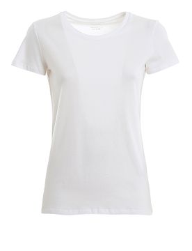 T-shirt classica in jersey di cotone