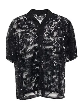 Camisa Hombre Negro 48 Hombre - Dsquared2 - FashionsVida