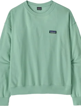 Sweat ras du cou en coton - W's Daily Crew Thin Ice en Coton - Taille S - Bleu - Patagonia - FashionsVida