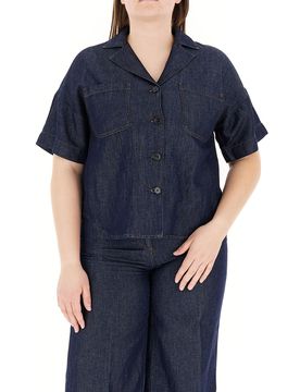 Camicia maniche corte BLU SCURO 21