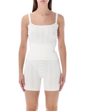 Womens Knitted Pointelle Cami Top