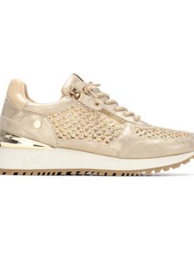 Para mujer. 14519401-ORO Zapatillas 145194 (37), Plano, Cremallera, Casual