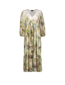 Monari Maxivestido oliva 40
