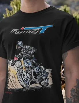 EY B.MW R nineT T Shirt Heritage Roadster Motorcycle Tee Classic Boxer Engine Rider Graphic Top For B.MW Fans Custom Culture - Aliexpress - FashionsVida