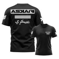 ASKARI Boxing Fighting Men's T-shirt Summer Sports Fitness 3D Round Neck Short Sleeve Top Outdoor Clothing