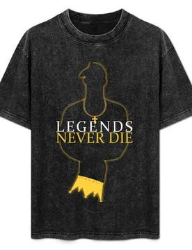 Tupac and biggie legends never die design T-Shirt Plus Size Non-Shrink T-Shirt - Aliexpress - FashionsVida