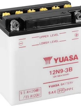 Batteria Moto 12n9-3b 12v/9ah taglia unica - Yuasa - FashionsVida