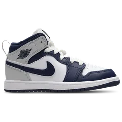 Aj1 Mid Toddler Trainers - White - Size 10.5 - Leather - White - Size: 10.5