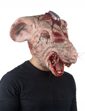 Schaurige Erwachsenen Laborratten Maske