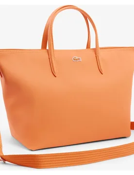 Bolso de mujer tote pequeño en marrón - Lacoste - FashionsVida