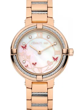 Womens Ciwlg0008305 Ladies Gardena Watch - Rose Gold - One Size - Cerruti - FashionsVida