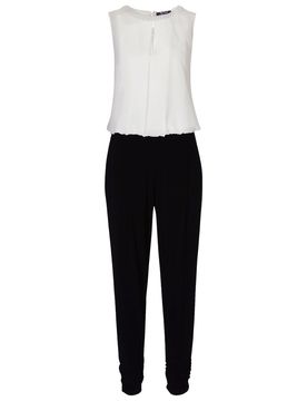 Vera Mont Jumpsuit negro / blanco