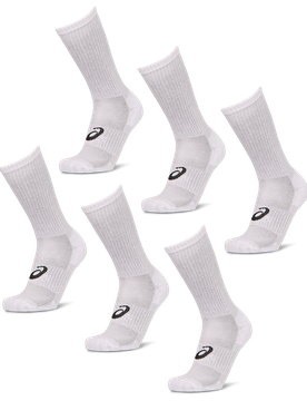 Pack Crew Sock Unisex Socken - Weiß - Größe 35 - 38 - Baumwolle White 35 - 38