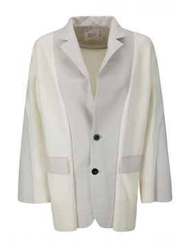 Sacai Giacca in maglia X adattabile