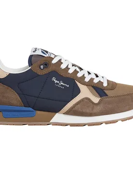 Baskets Brit Colors Mink Beige EU 45 - Pepe jeans - FashionsVida