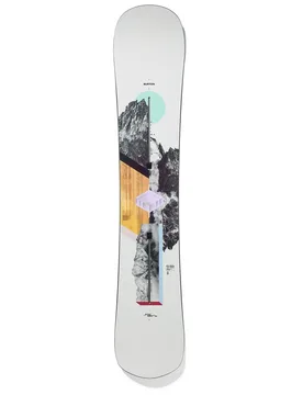 Snowboard all mountain - Hideaway 2026 en Bois - Taille 144 cm - Blanc - Burton - FashionsVida
