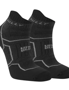 Calzini Corti Twin Skin Black / Anthracite EU 47-48 1/2