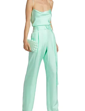LaPointe Silk Cowlneck Camisole - Lapointe - FashionsVida