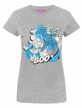 Women's Short Sleeved T-Shirt Grey Official Merch Size: Small - Grey - Size: S - Disney - FashionsVida