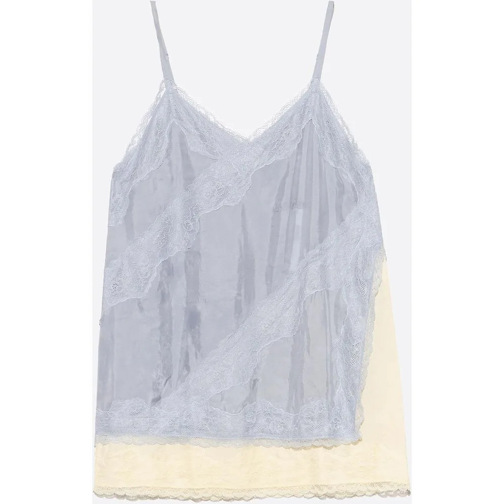 Top de mujer lencero con encajes - Bimba y Lola - FashionsVida