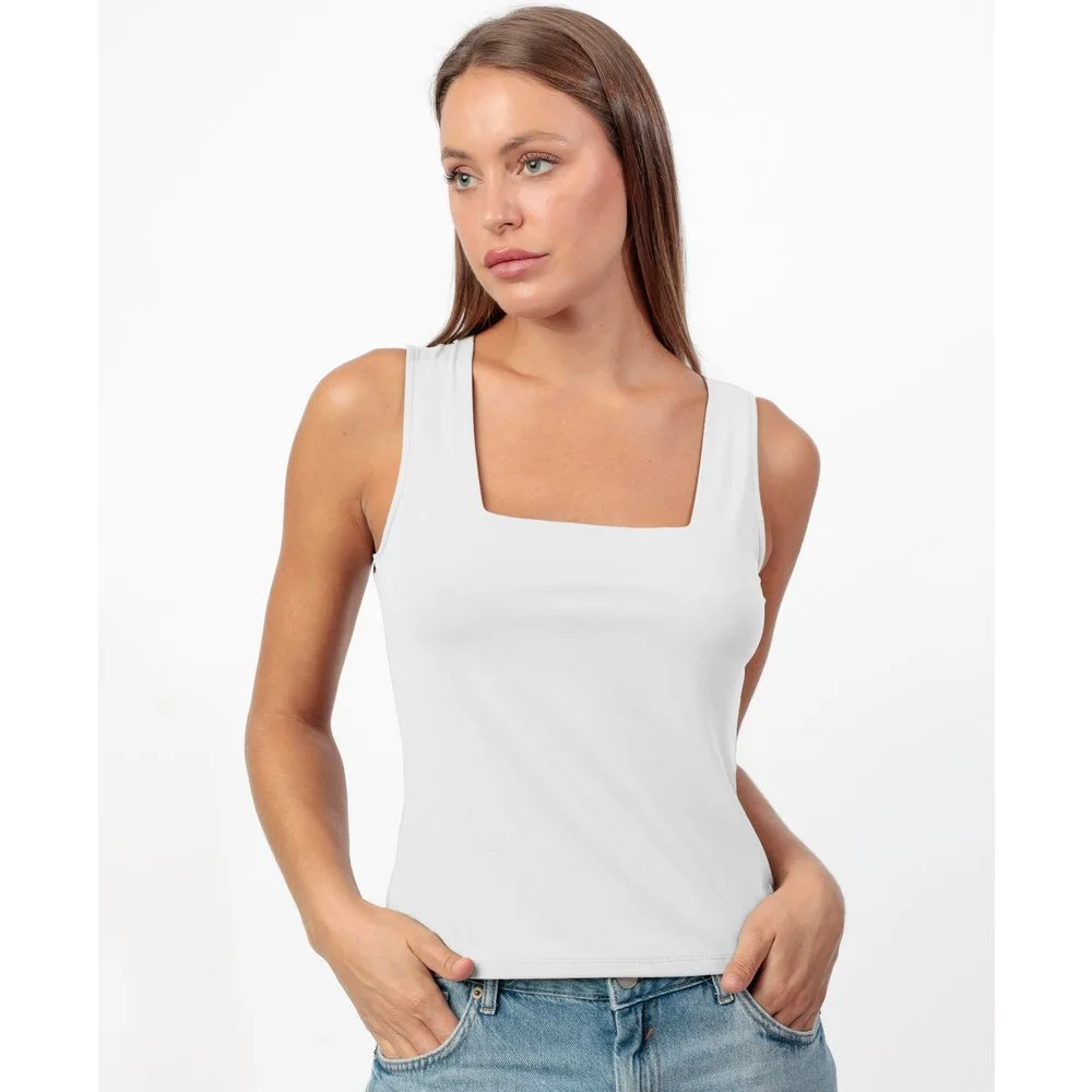 Camiseta interior de mujer sin mangas de punto - Admas - FashionsVida