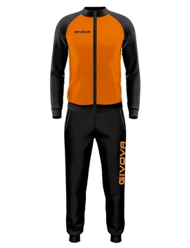 Survêtement Cuba Orange / Black 3XL - Givova - FashionsVida