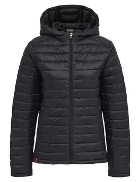 Manteau Red Quilted Black S - Hummel - FashionsVida