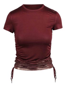 Diesel Top In Jersey Con Coulisse