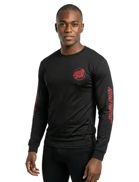 T-shirt à Manches Longues Fever Dream Mono Dot Black M