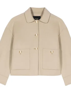 Chaqueta de mujer corta liso - Maje - FashionsVida