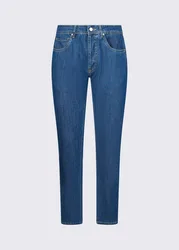 Jeans slim fit uomo denim blu