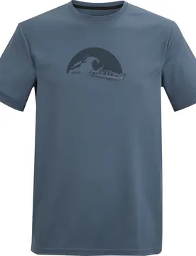 FingalSlogan Herren T-Shirt, blau XXL