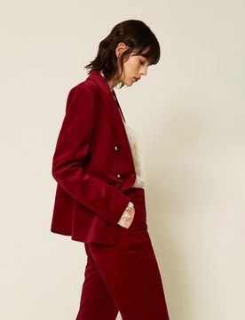 Blazer en velours