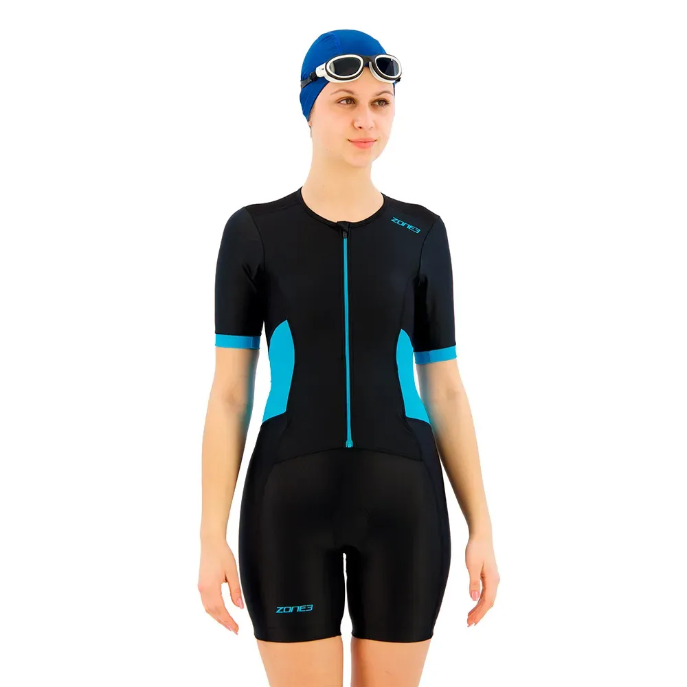 Trisuit A Maniche Corte Activate Black / Blue S - Zone3 - FashionsVida